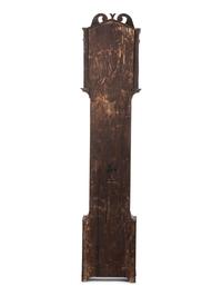 A Federal Carved Cherrywood Tall Case Clock