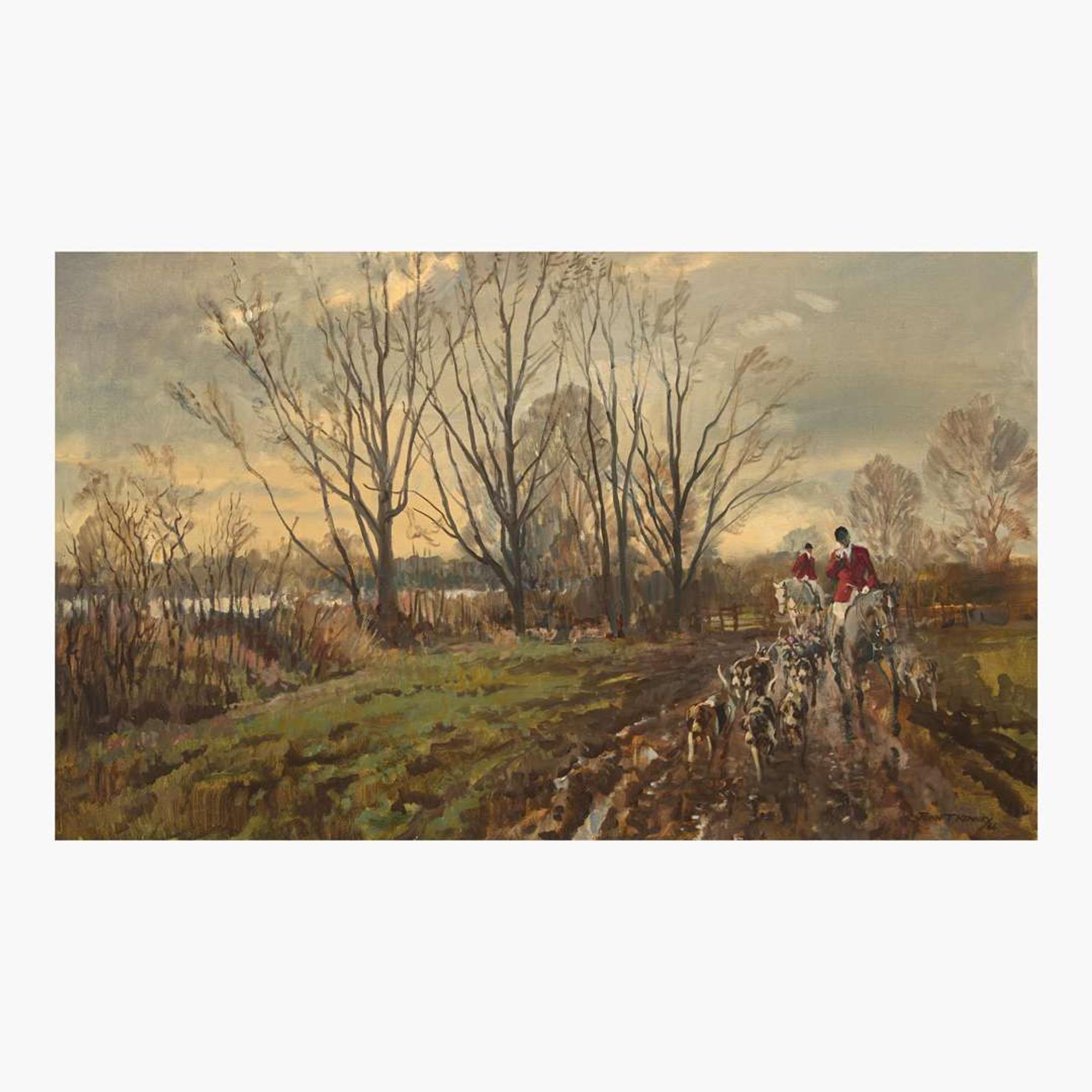 John Theodore Eardley Kenney (British, 1911–1972) After the Hunt