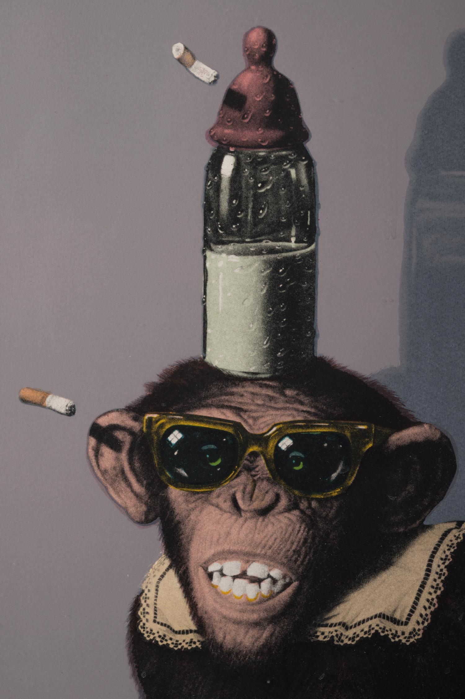 Monkey on Stairs