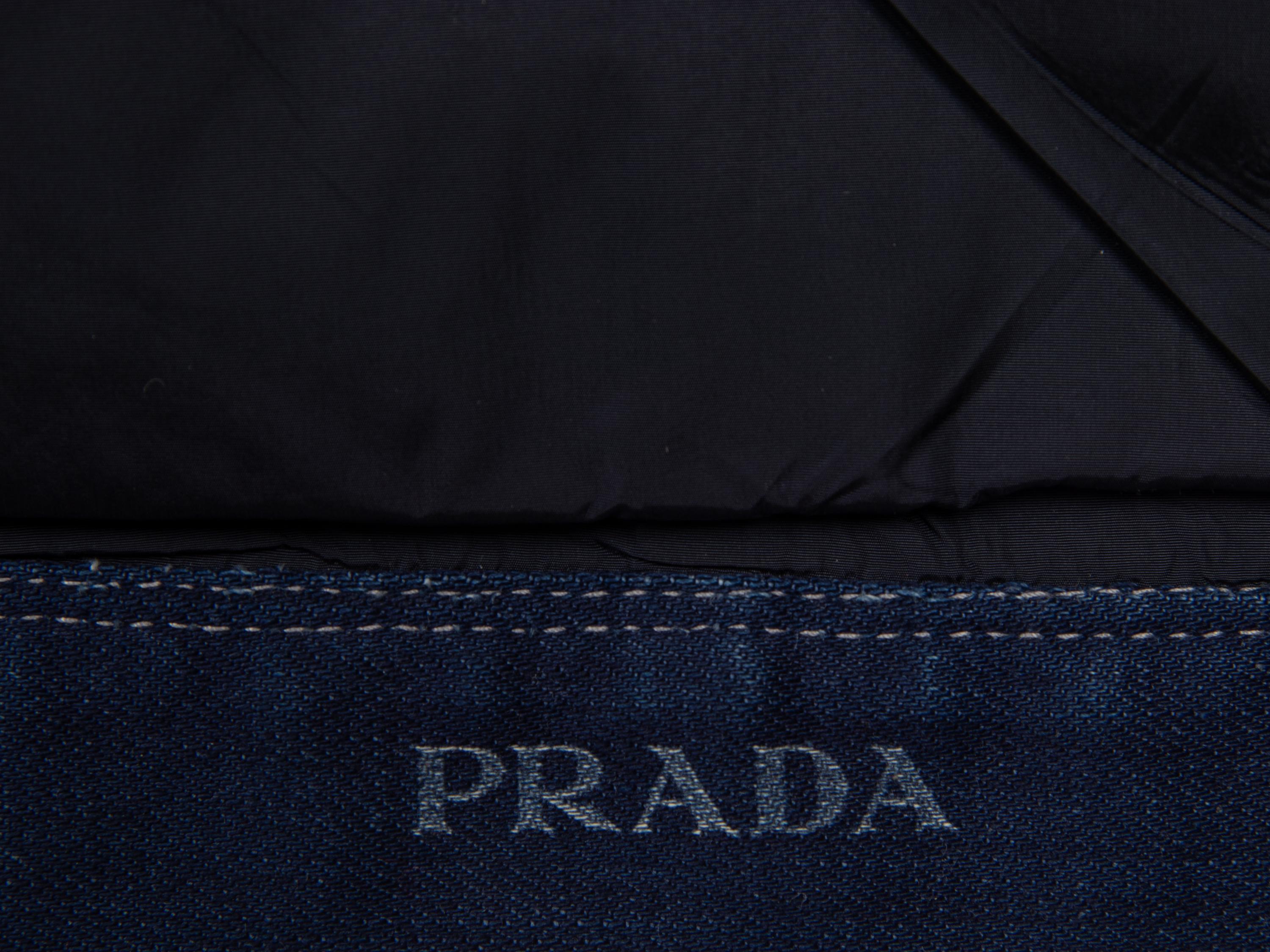 PRADA, FUR & DENIM CROP JACKET
