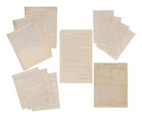 KELLER, Helen Adams (1880-1968) and Michael ANAGNOS (1837-1906 ). A small archive of materials related to Keller and Anagnos, including: