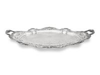An American Silver Six-Piece Tea and Coffee Service with Tray