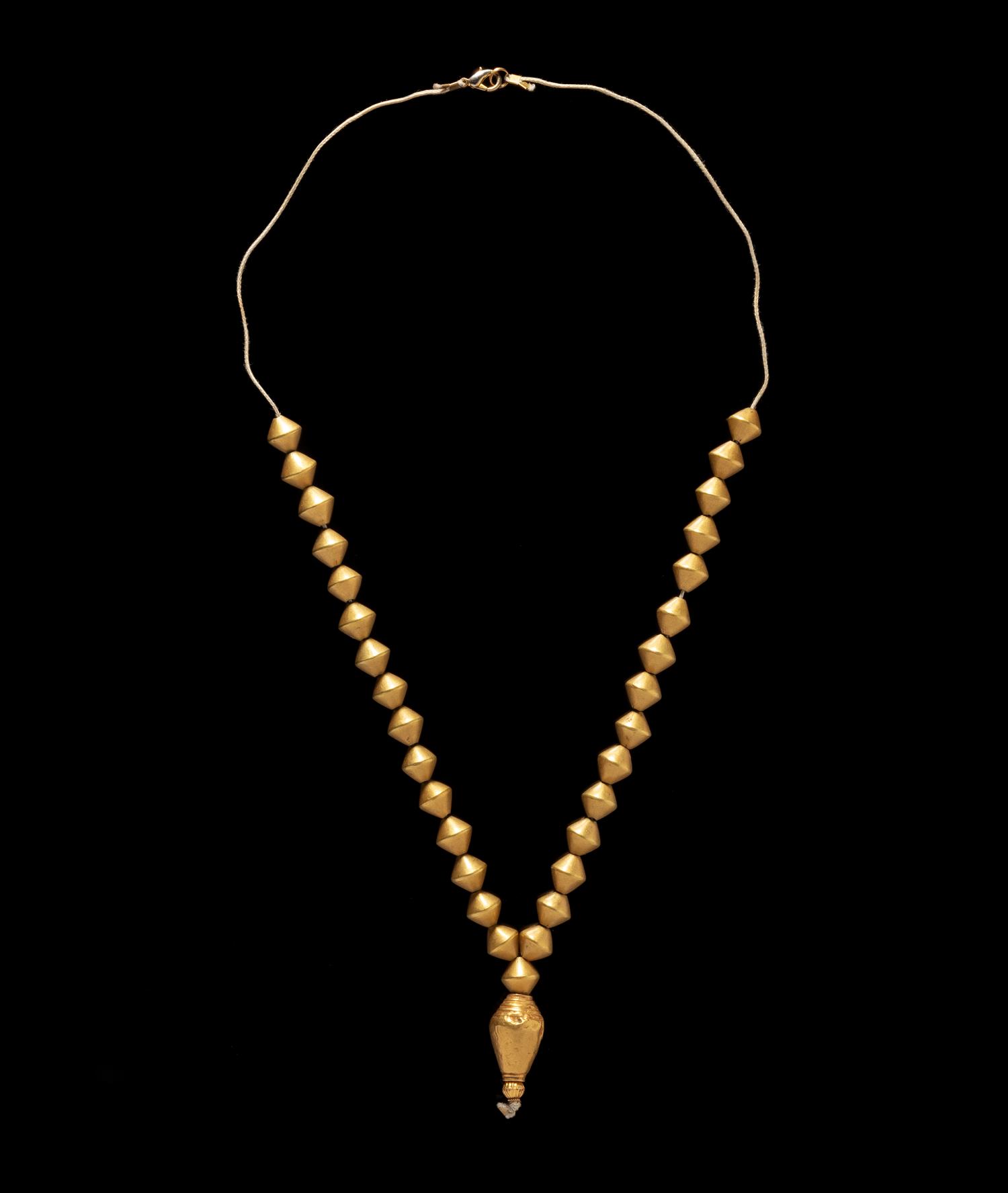 An Achaemenid Hollow Gold Bead Necklace