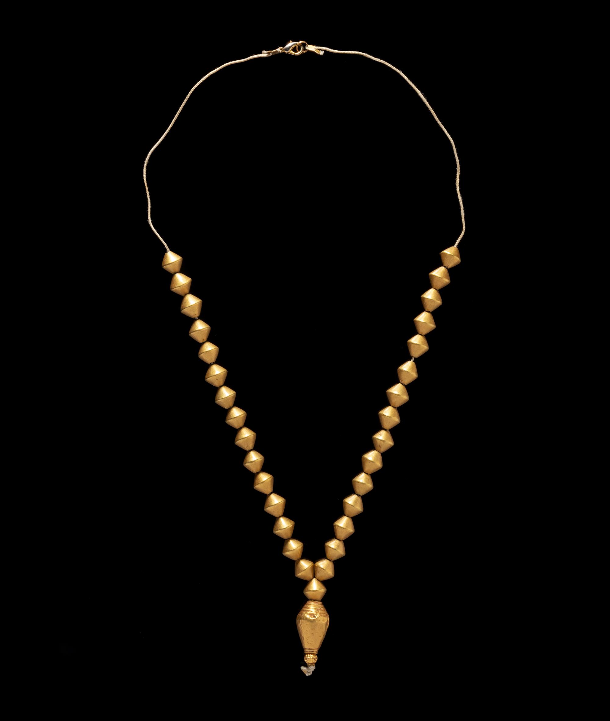 An Achaemenid Hollow Gold Bead Necklace