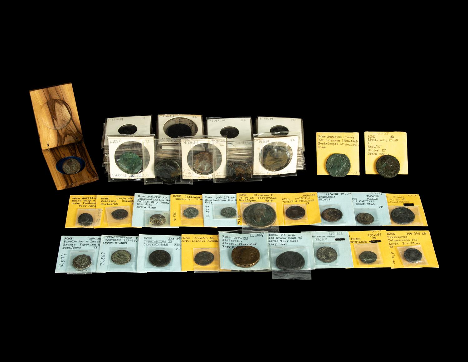 [ANCIENT] A Large Collection of Roman Bronze Coins (4th Century BCE-3rd Century CE)