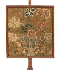 A French Needlepoint Fire Screen