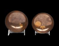 A Set of Three Japanese Covered Lacquered Dishes