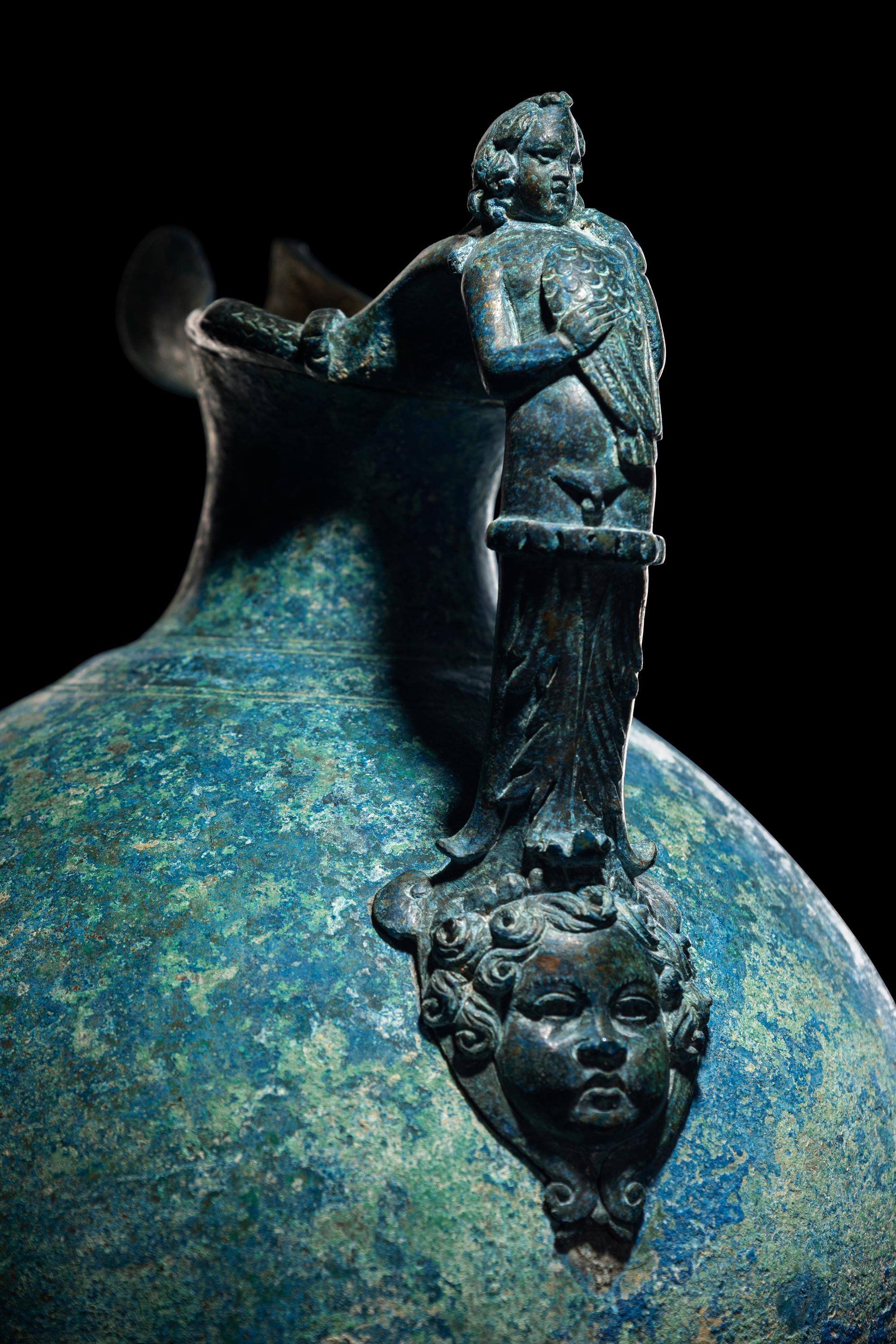 A Roman Bronze Ewer