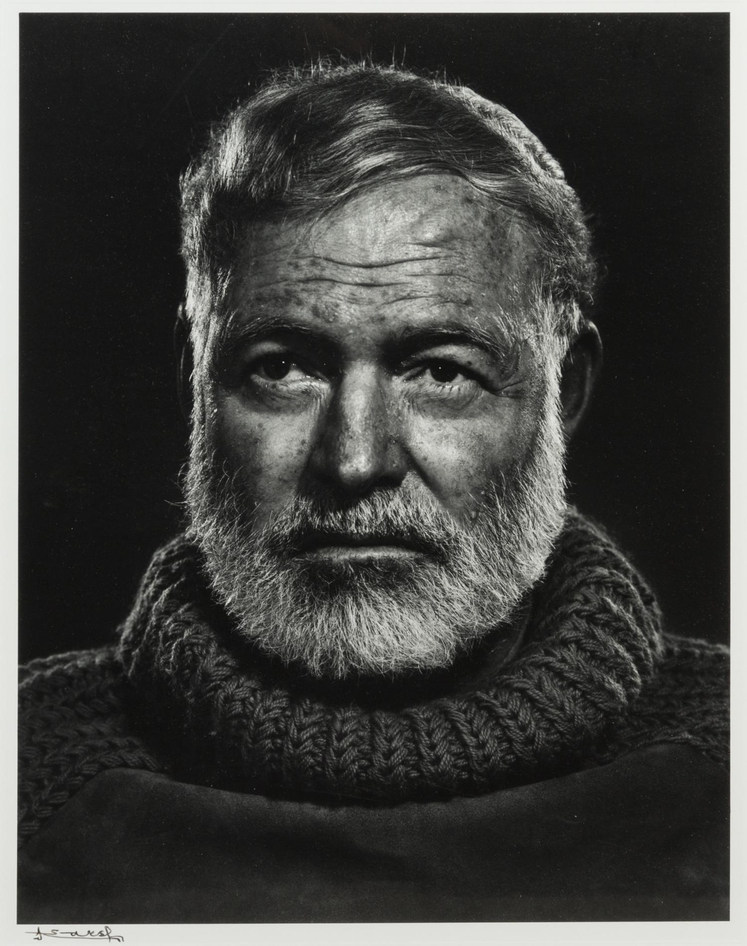 Yousuf Karsh, (Armenian, 1908-2002), Ernest Hemingway