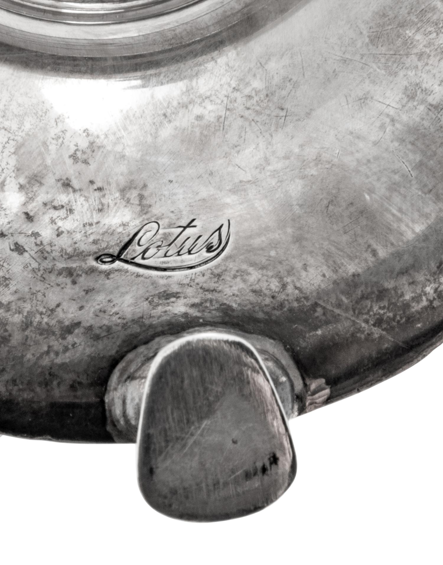 An American Silver Three Piece-Garniture