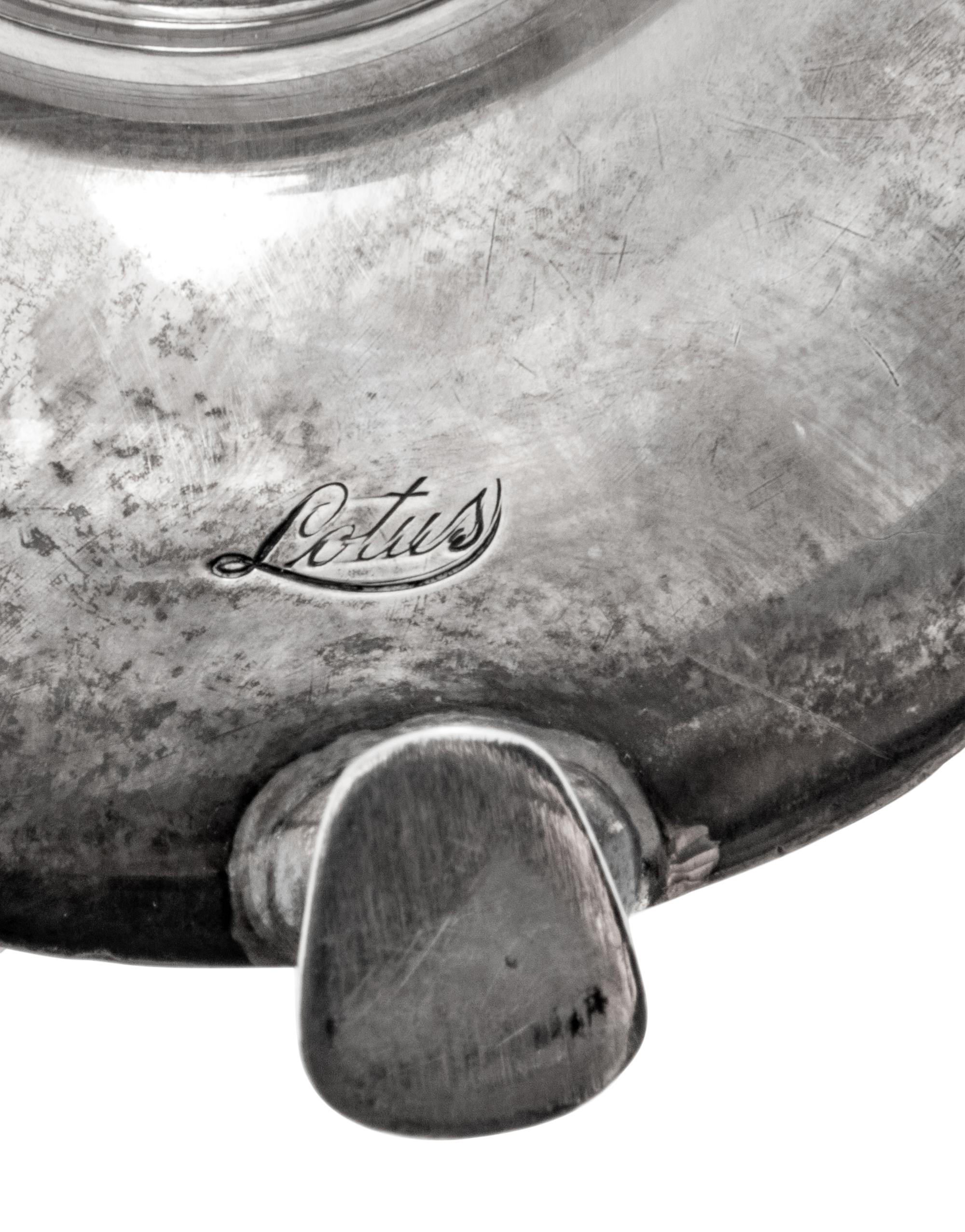 An American Silver Three Piece-Garniture
