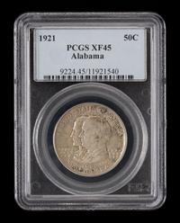 A United States 1921 Alabama Commemorative 50c Coin
