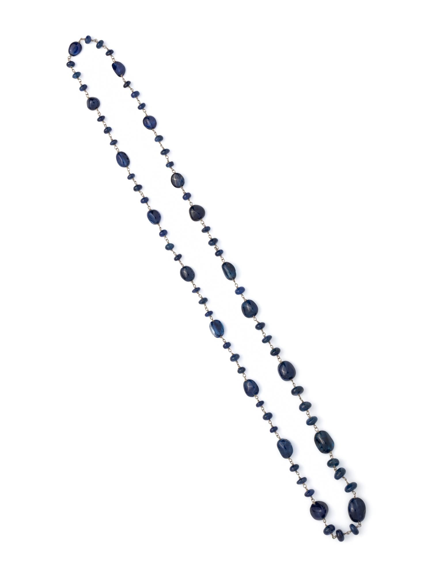 SAPPHIRE BEAD NECKLACE