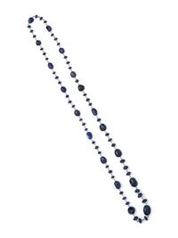 SAPPHIRE BEAD NECKLACE