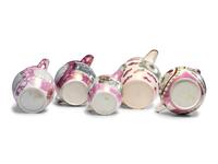 Five Sunderland Luster Jugs