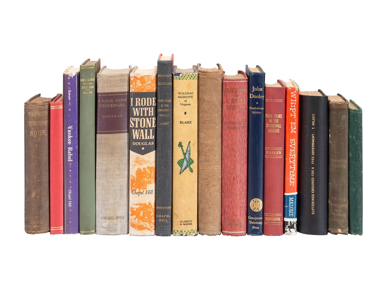[CIVIL WAR]. Memoirs and recollections of Confederate soldiers and southern civilians. 46 volumes.