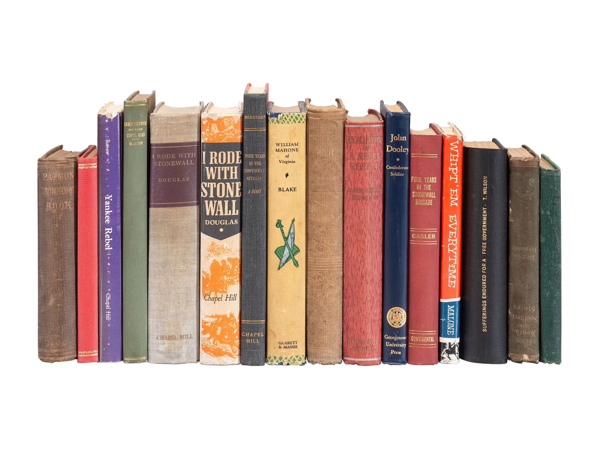 [CIVIL WAR]. Memoirs and recollections of Confederate soldiers and southern civilians. 46 volumes.