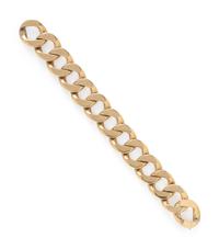 CARTIER, YELLOW GOLD LINK BRACELET