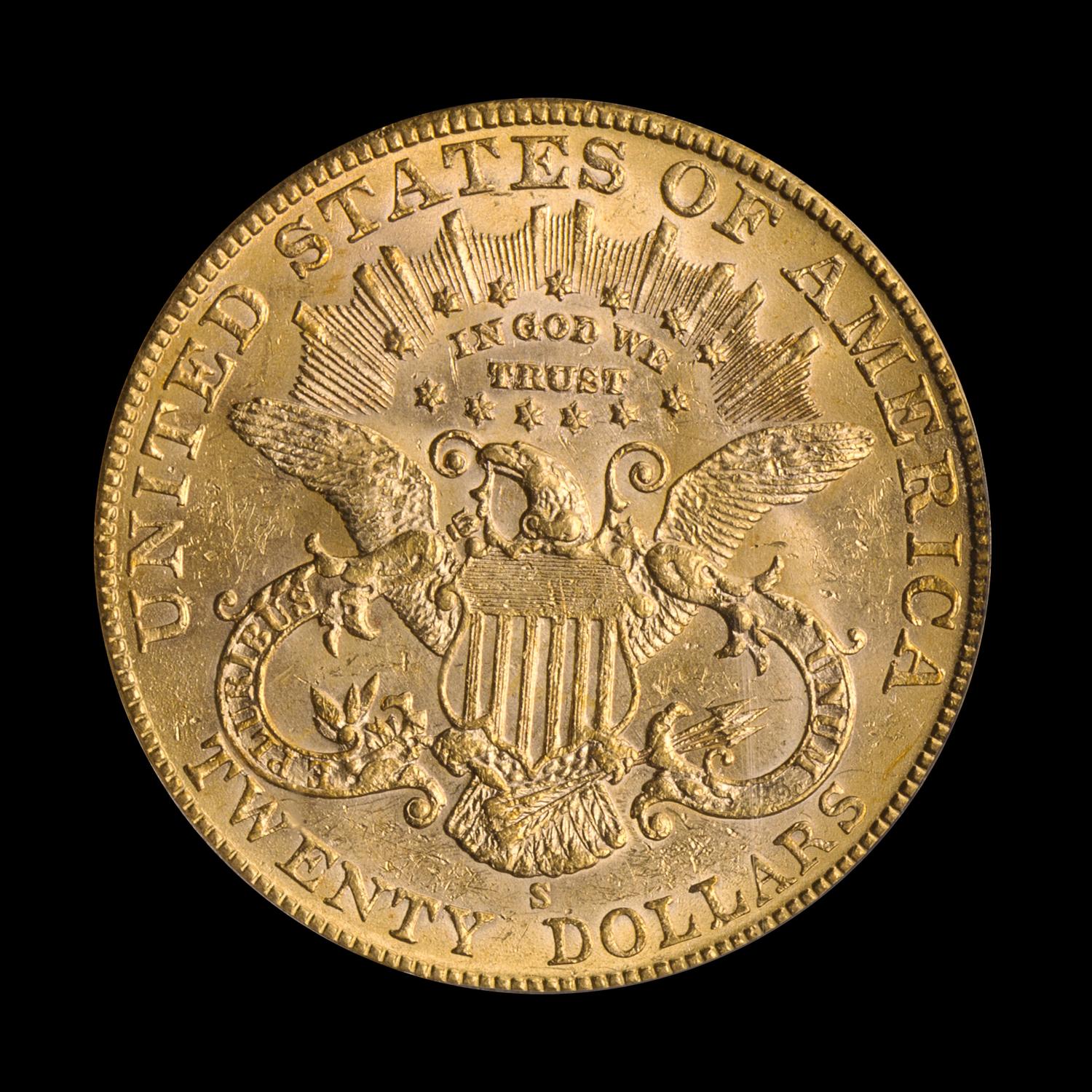 A United States 1901-S Liberty Head $20 Gold Coin
