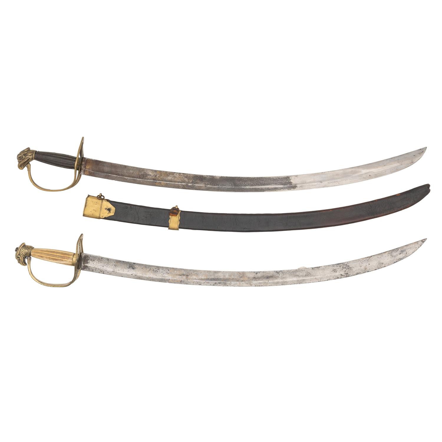 Two Eagle Head Officer's Swords