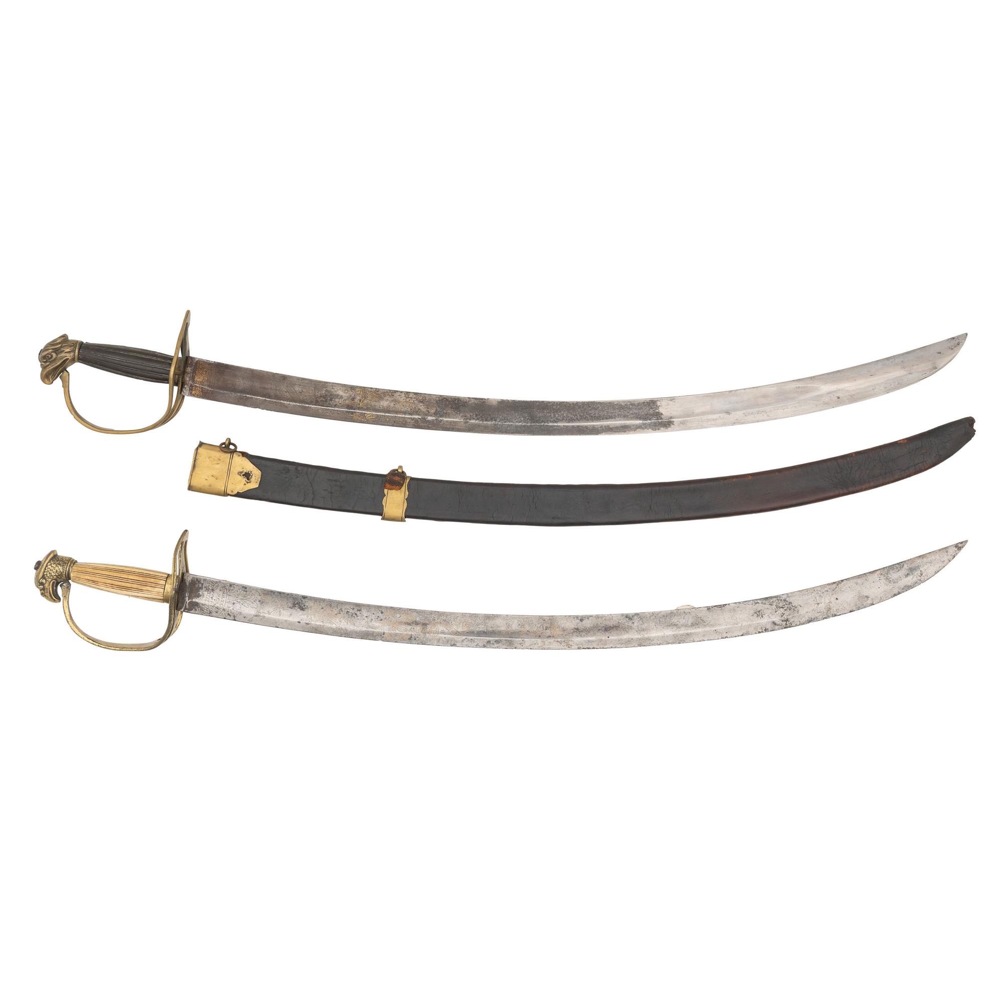 Two Eagle Head Officer's Swords