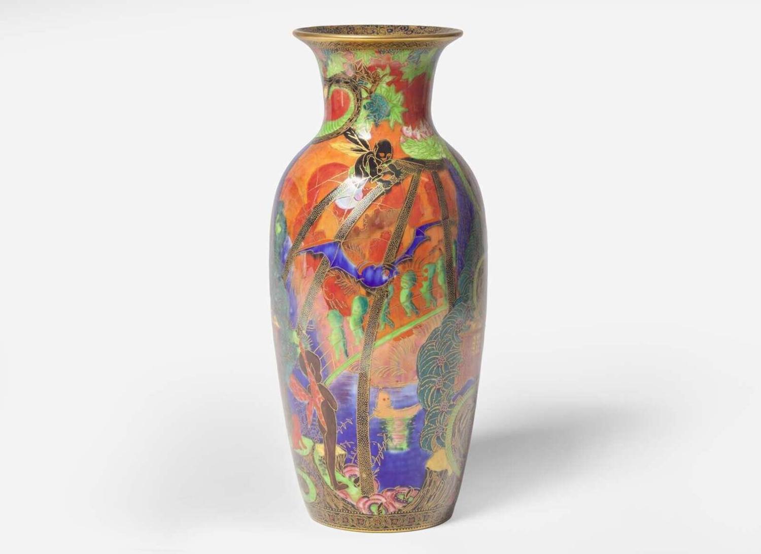 A Large Wedgwood 'Fairyland' Lustreware Vase