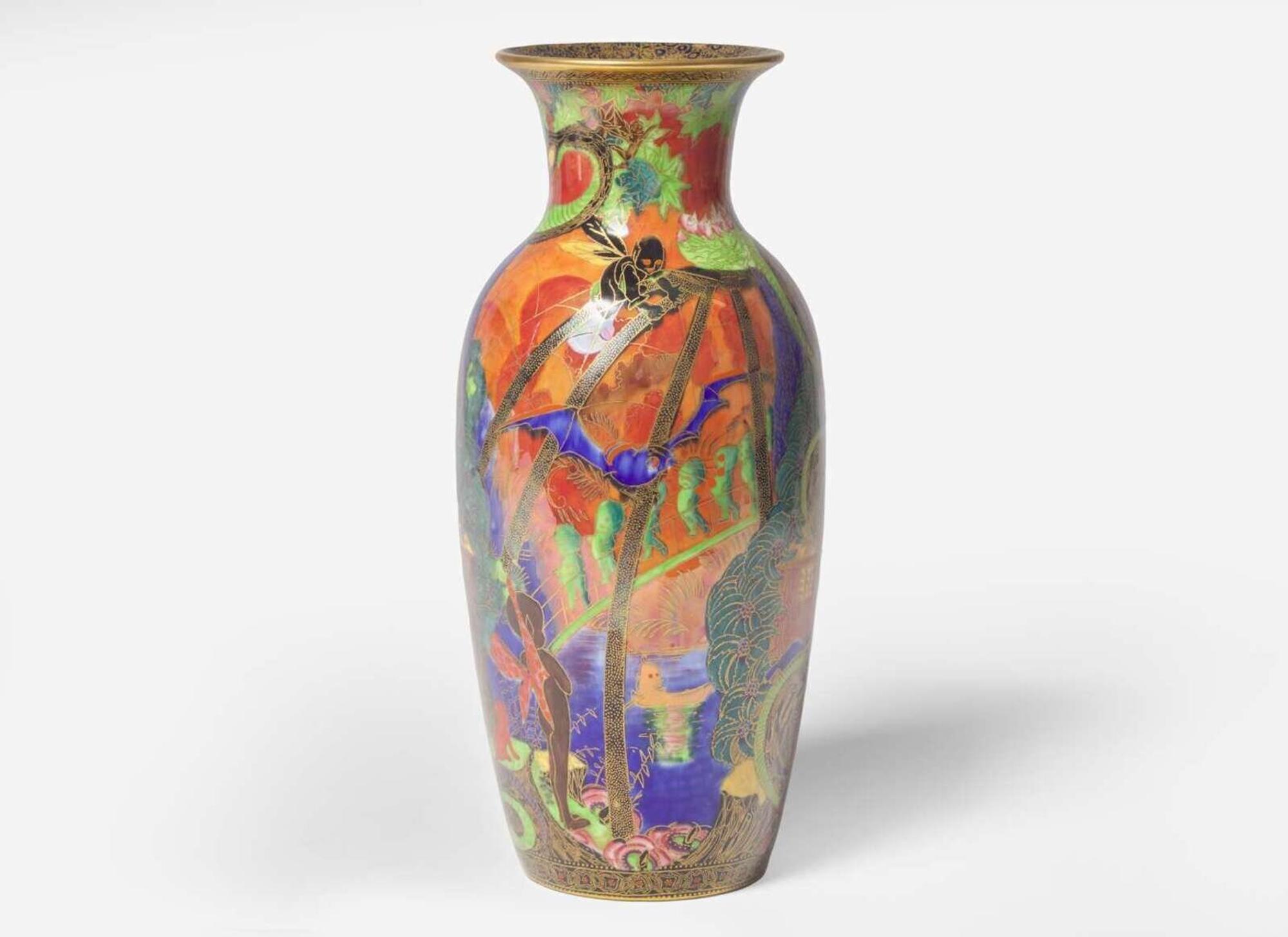 A Large Wedgwood 'Fairyland' Lustreware Vase