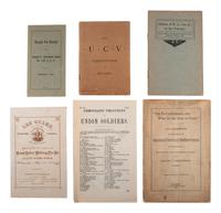 [CSA VETERANS]. A large group of speeches, journals, reunion pamphlets, and other publications by Confederate veteran organizations, including: