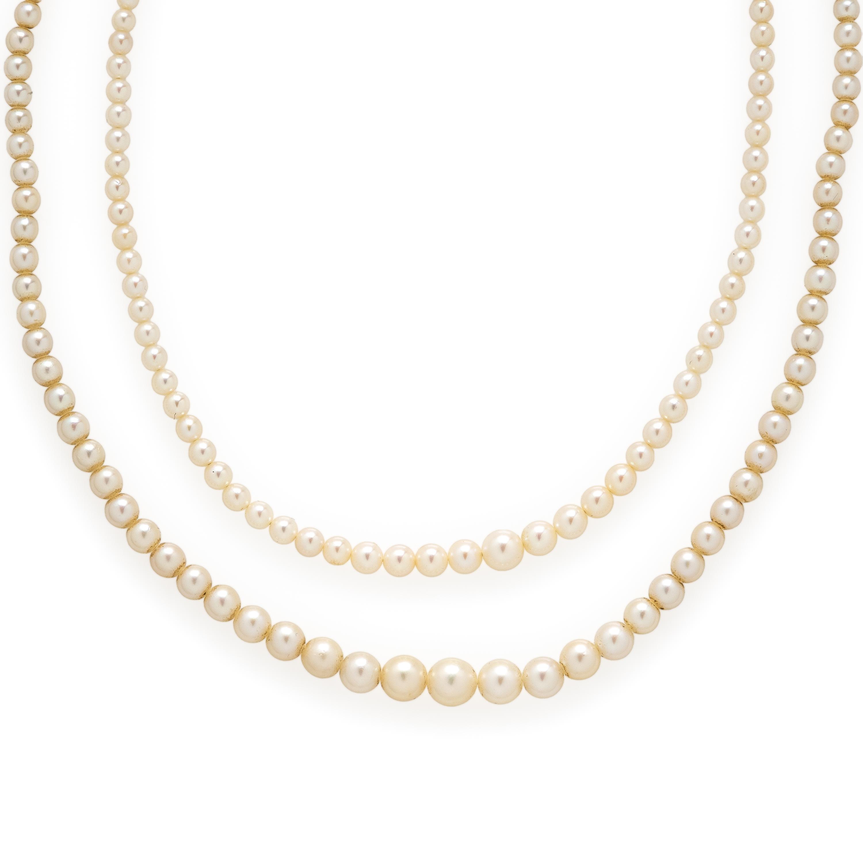 Two Cultured Pearl Necklaces