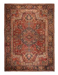 A Heriz Wool Rug
