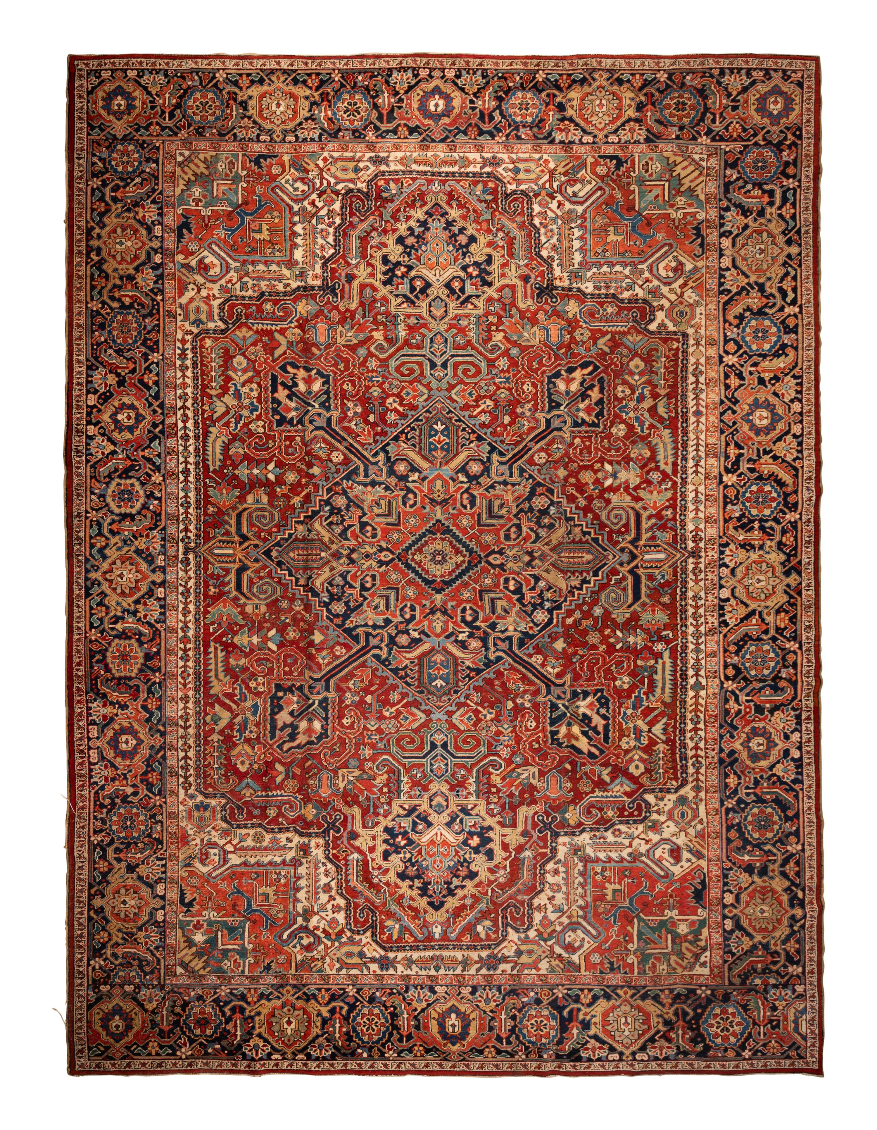 A Heriz Wool Rug