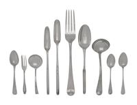 A Collection of English Silver Flatware
