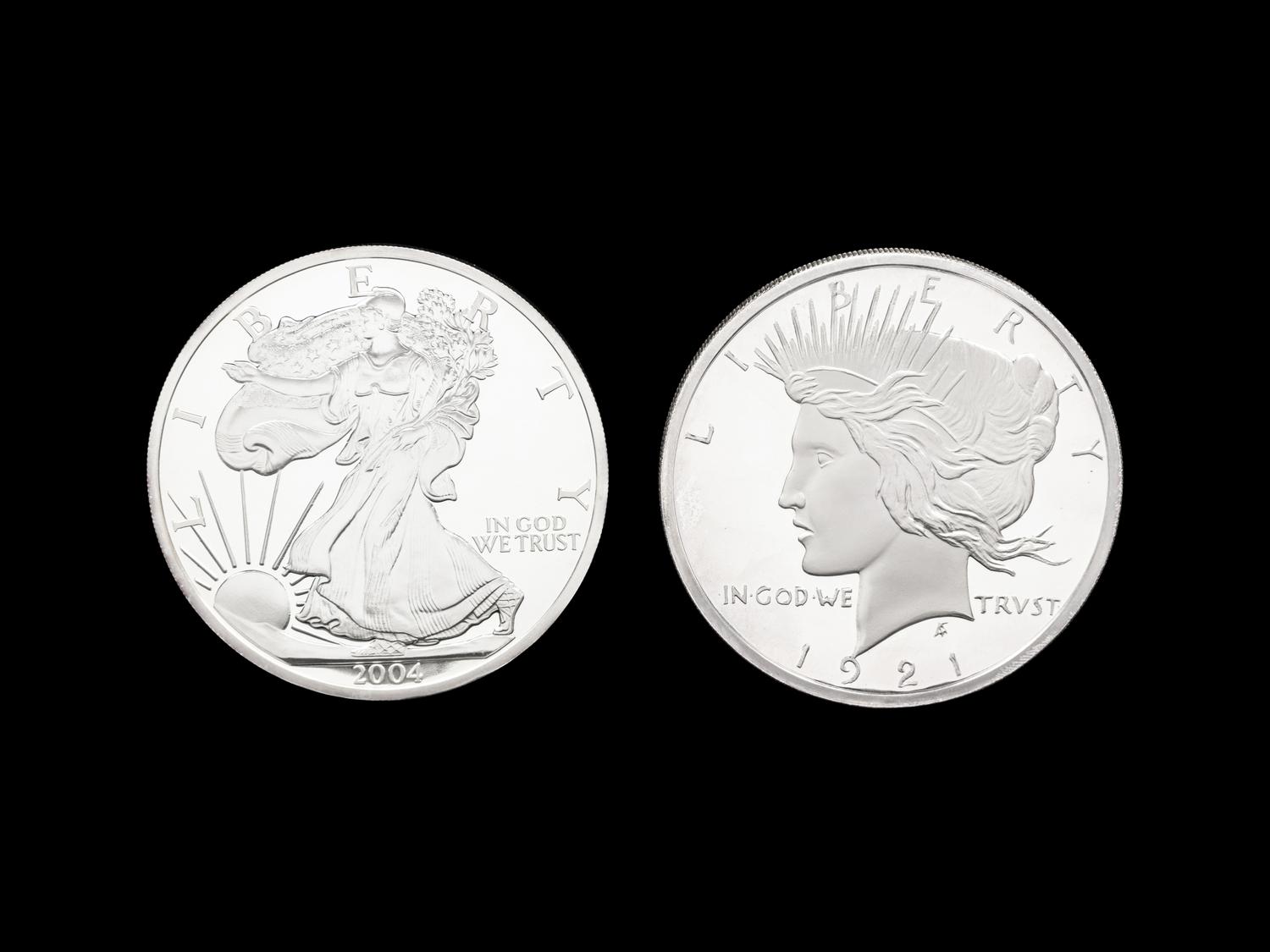 [PRIVATE ISSUE] Two 1-Pound Silver Rounds