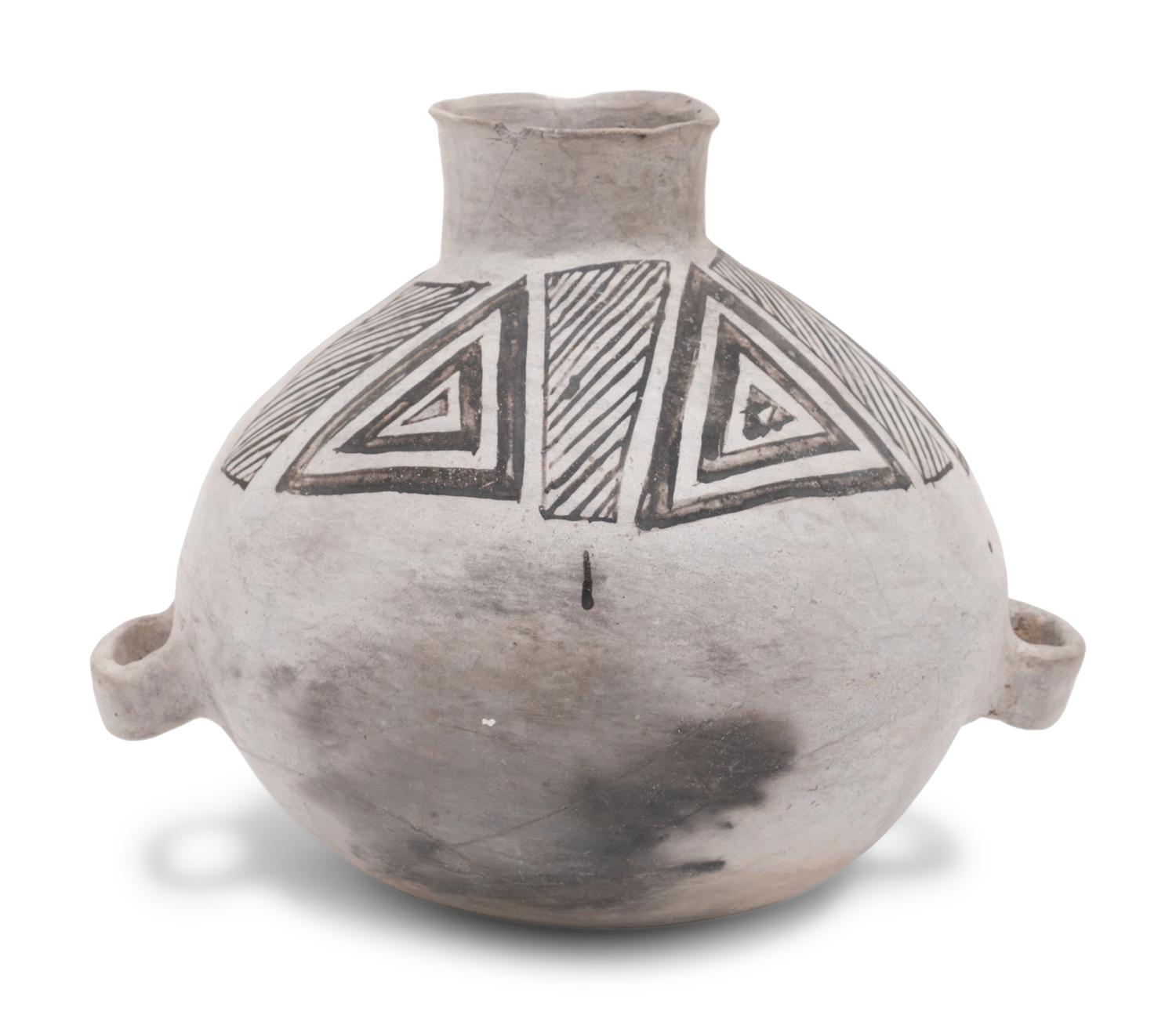 McElmo Black-on-White Pottery Jar
