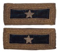 [CIVIL WAR]. High quality triple bordered brigadier general straps.