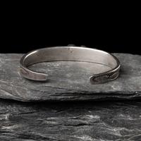 Navajo Silver and Turquoise Cuff Bracelet