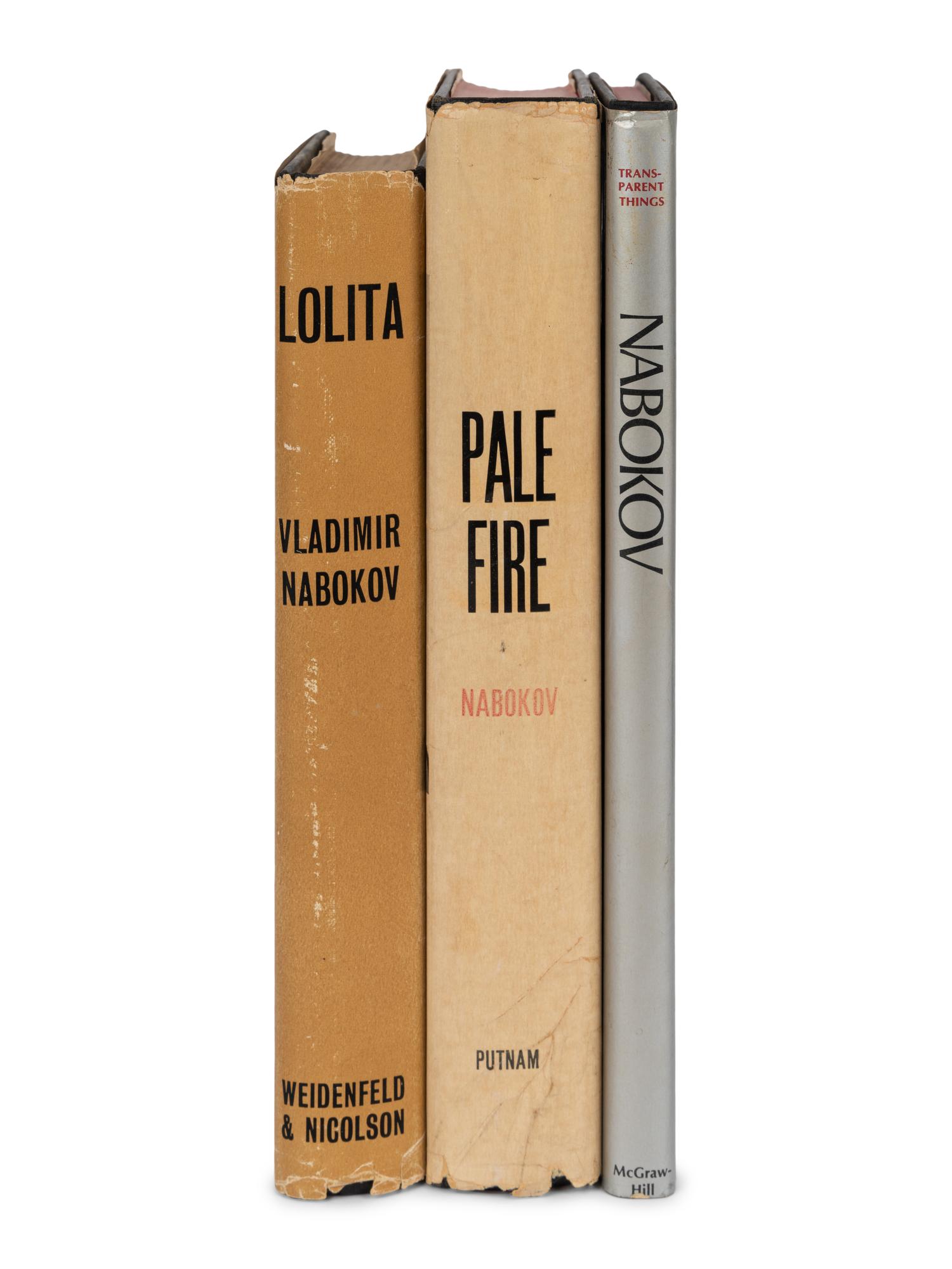 NABOKOV, Vladimir (1899-1977). A group of 3 works, comprising: