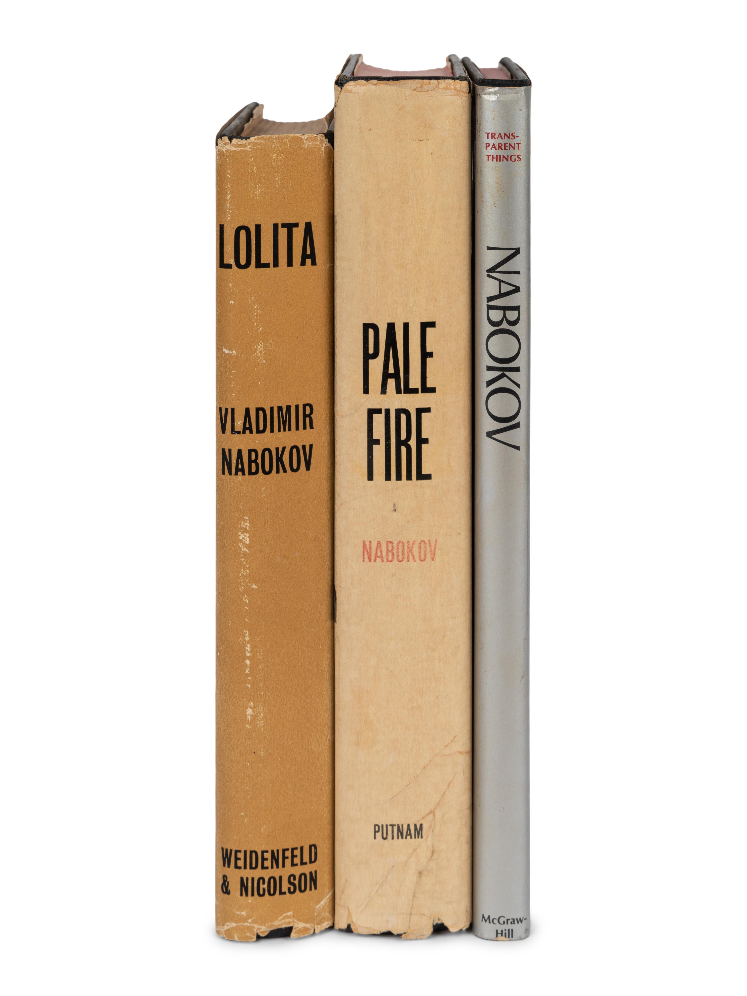 NABOKOV, Vladimir (1899-1977). A group of 3 works, comprising: