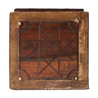 A Fine Dutch Chip-Carved Foot Warmer