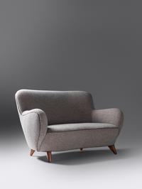 Settee, model 100B Vladimir Kagan Designs Inc., USA