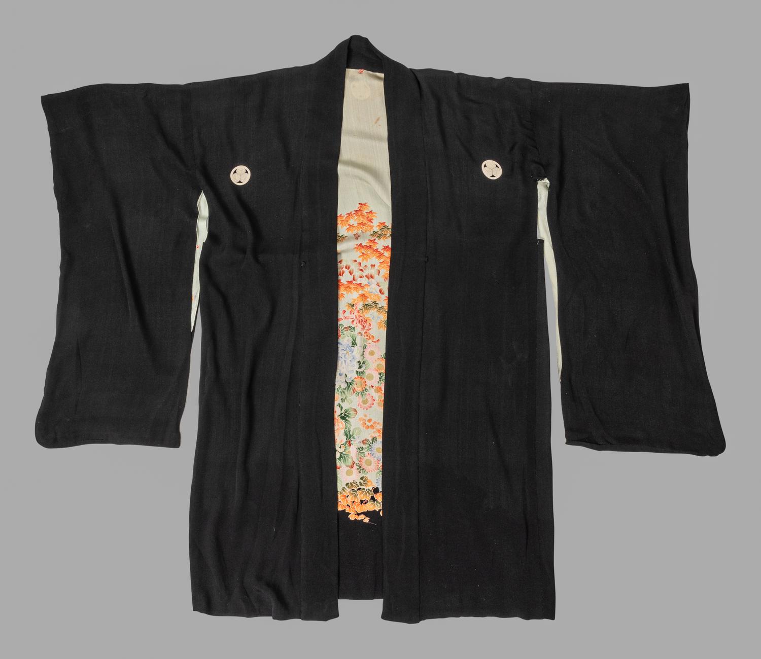 Two Japanese Silk Kimonos