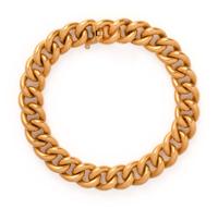 FRENCH, YELLOW GOLD BRACELET
