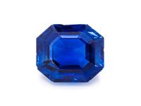 A 3.45 Carat Octagonal Step Cut Burmese Sapphire,