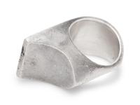 A Modernist Sterling Silver Ring, Arne Johansen,