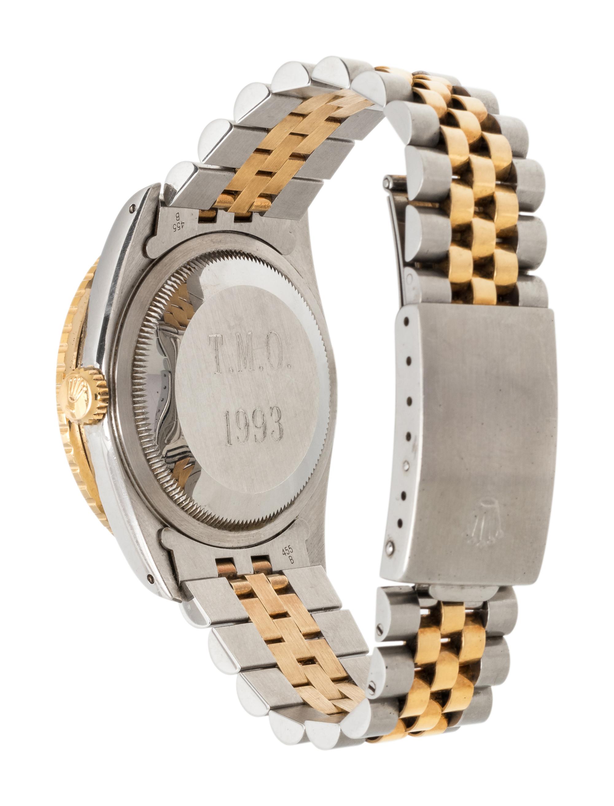 ROLEX, REF. 16263 STAINLESS STEEL AND 18K YELLOW GOLD 'OYSTER PERPETUAL DATEJUST TURN-O-GRAPH THUNDERBIRD' WRISTWATCH, CIRCA 1991