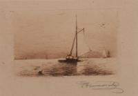 Paul Hammersmith, (Wisconsin, 1857-1937), Evening in the Park and Lake Michigan Sunrise (two works)
