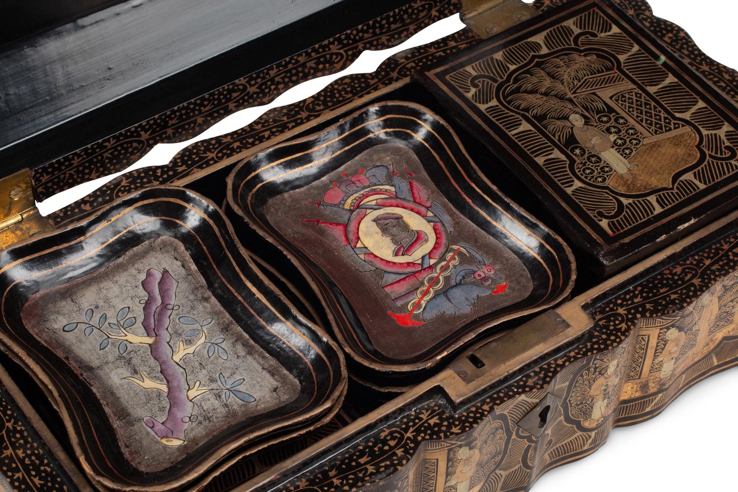 A Group of Three Table Boxes