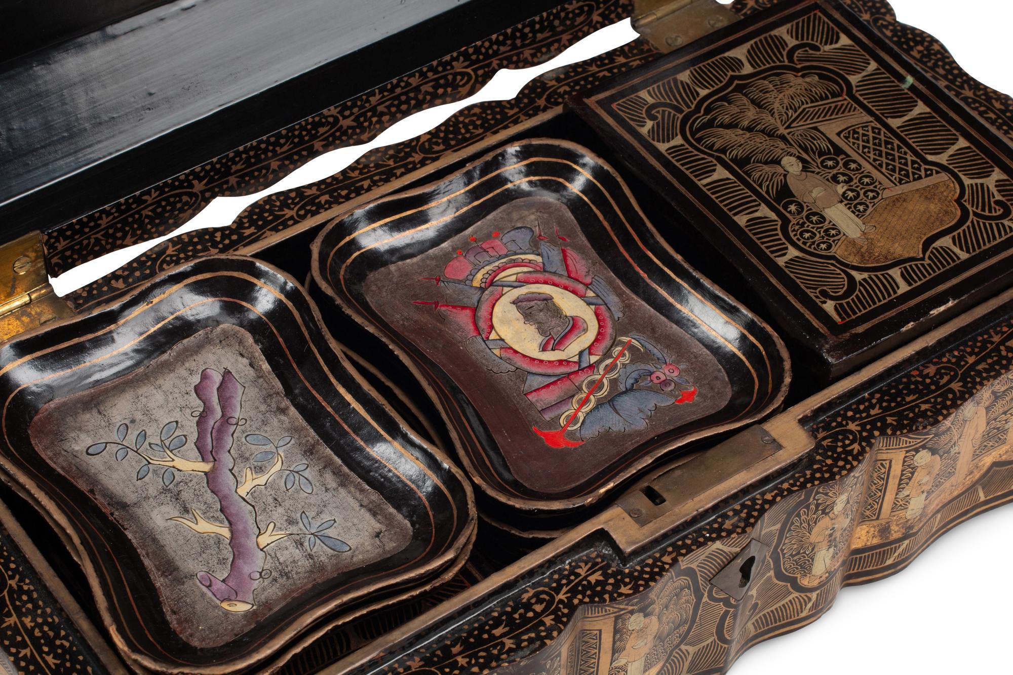A Group of Three Table Boxes