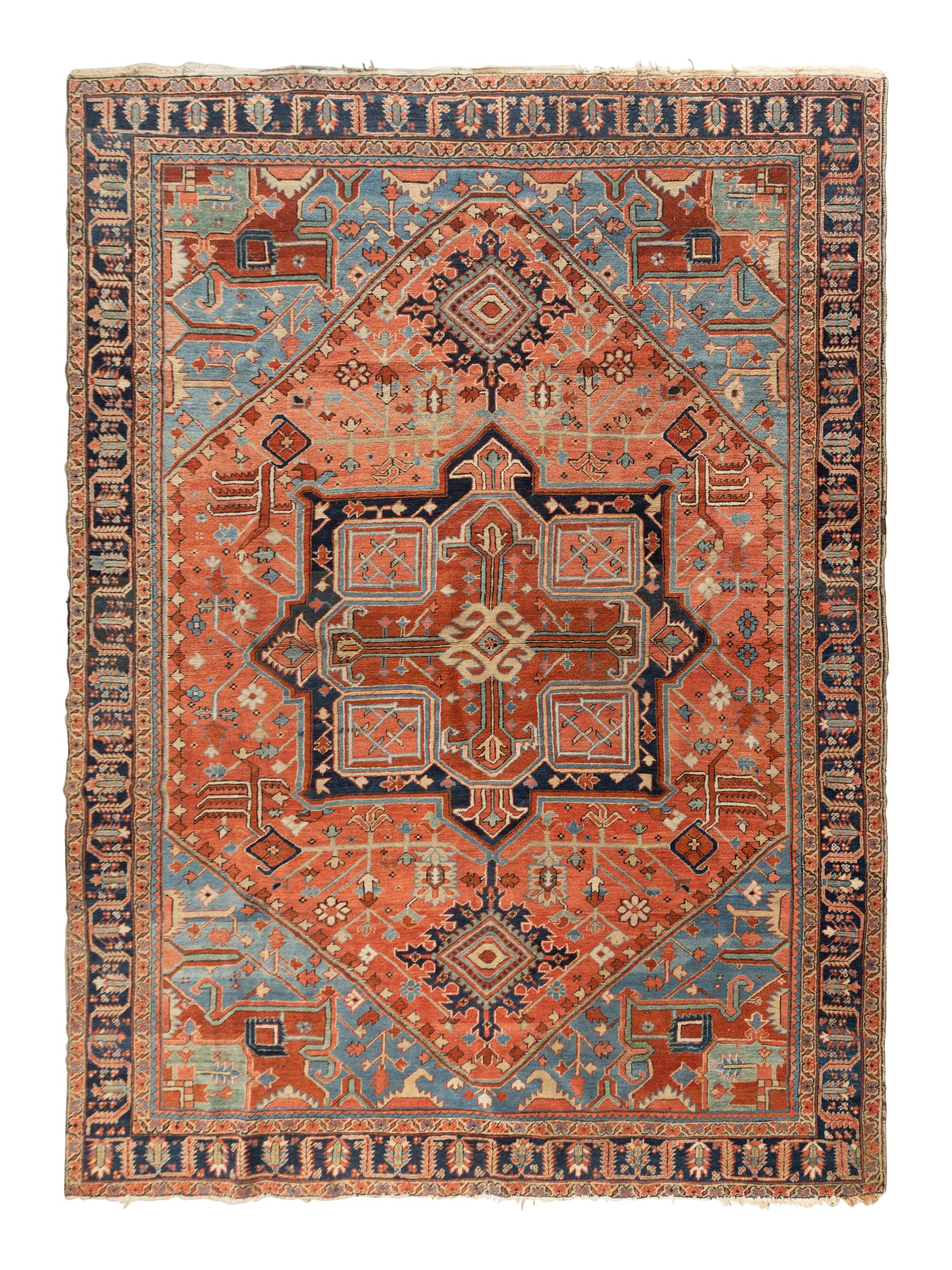 A Heriz Wool Rug