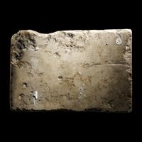 An Egyptian Limestone Ostracon with Two Dancers